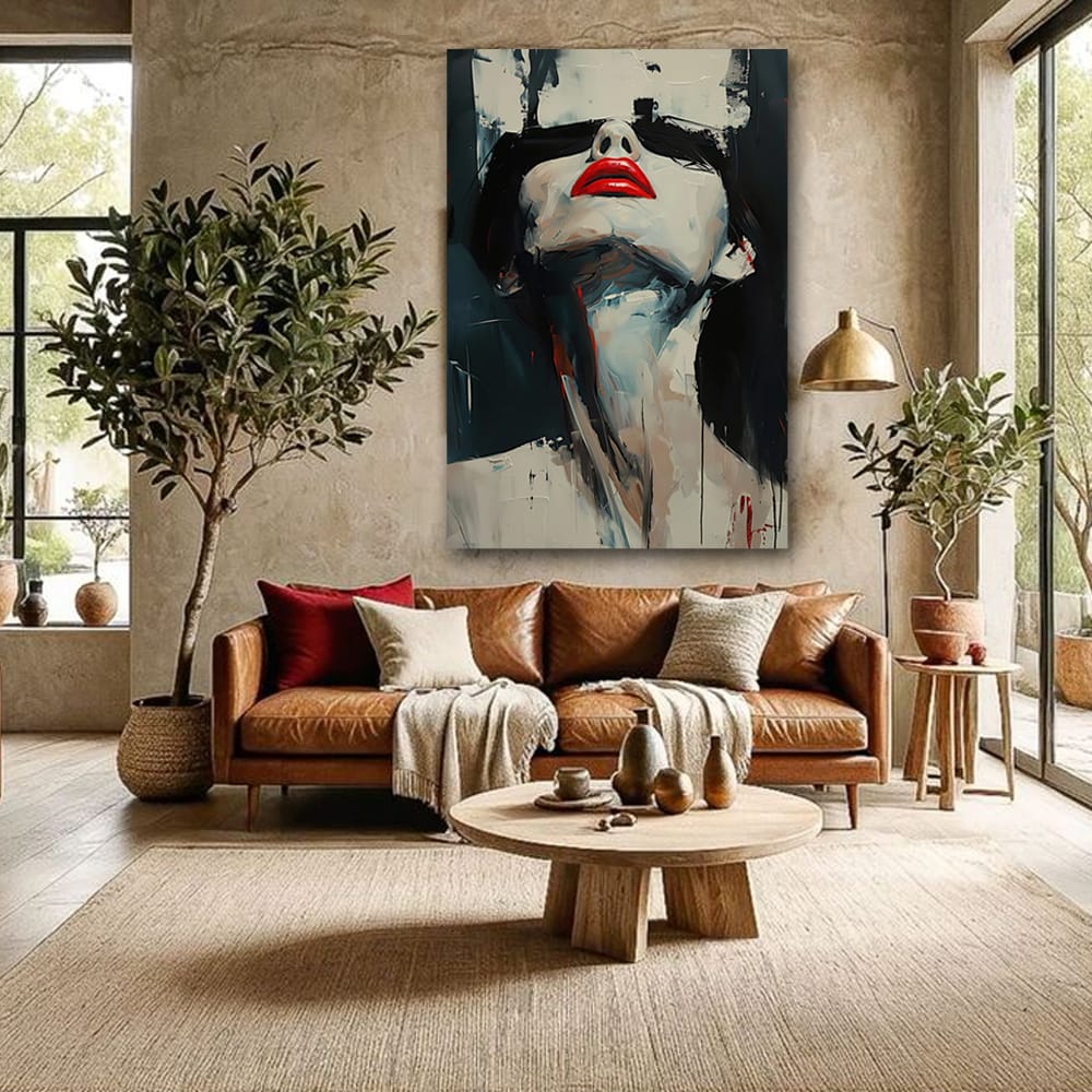  Female Abstract Canvas Art 