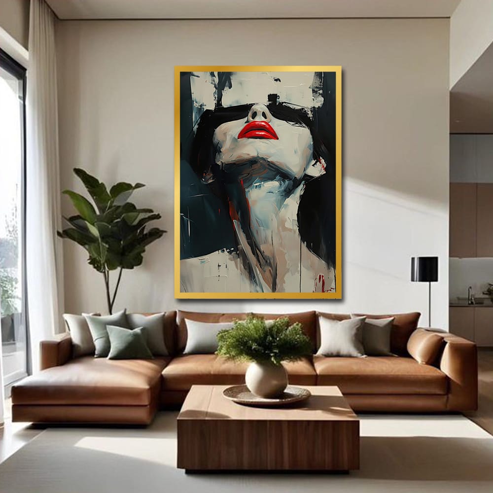  Female Abstract Canvas Art 