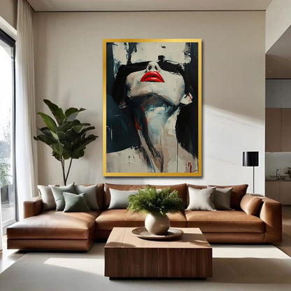  Female Abstract Canvas Art 