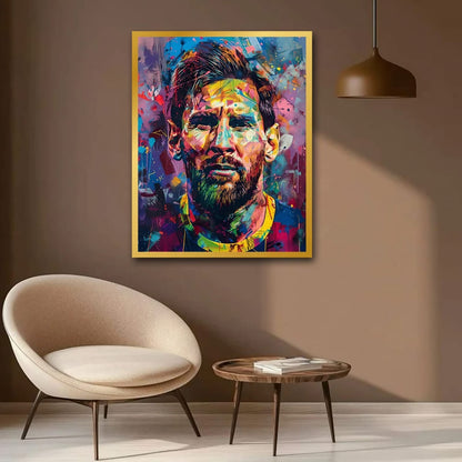 Lionel Messi Canvas Wall Ar