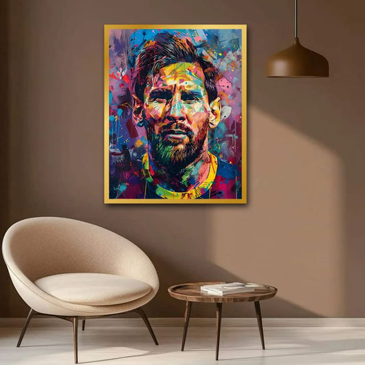 Lionel Messi Canvas Wall Ar