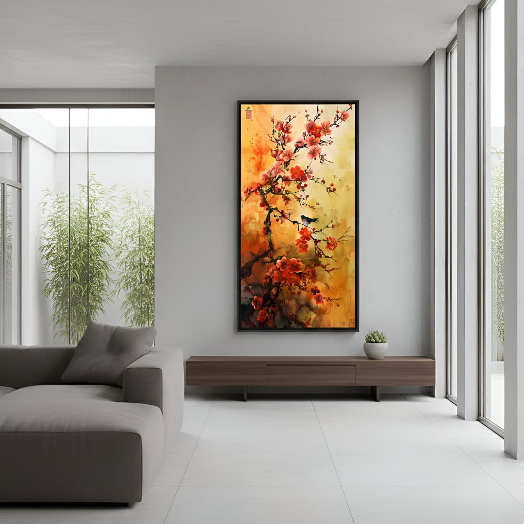Japanese Blossom Canvas Wall Art