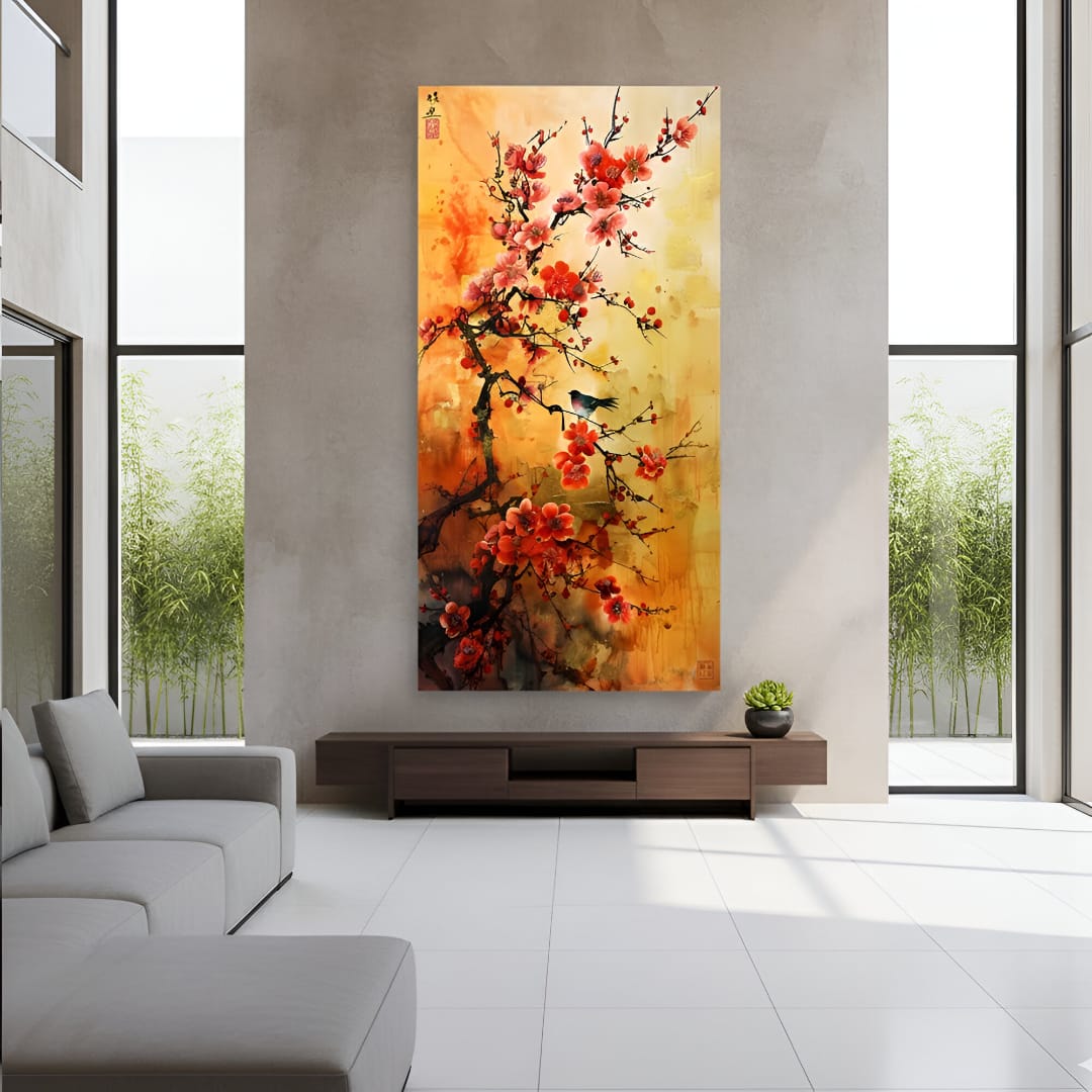 Japanese Blossom Canvas Wall Art