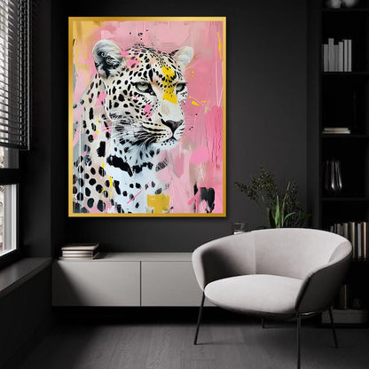 Cheetah Canvas Wall Art Wildlife Painting 