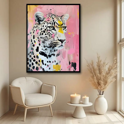 Cheetah Canvas Wall Art Wildlife Painting 