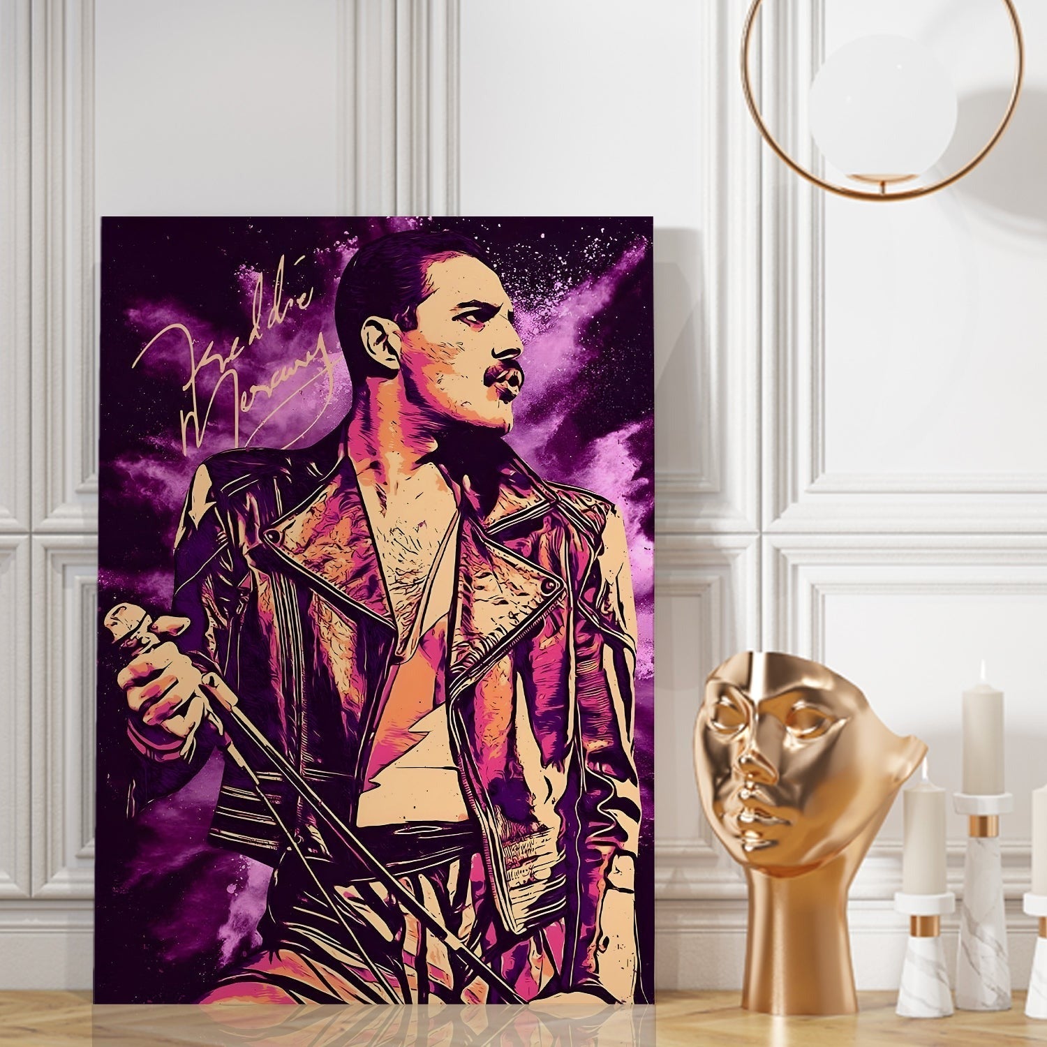 Freddie Mercury Wall Art 