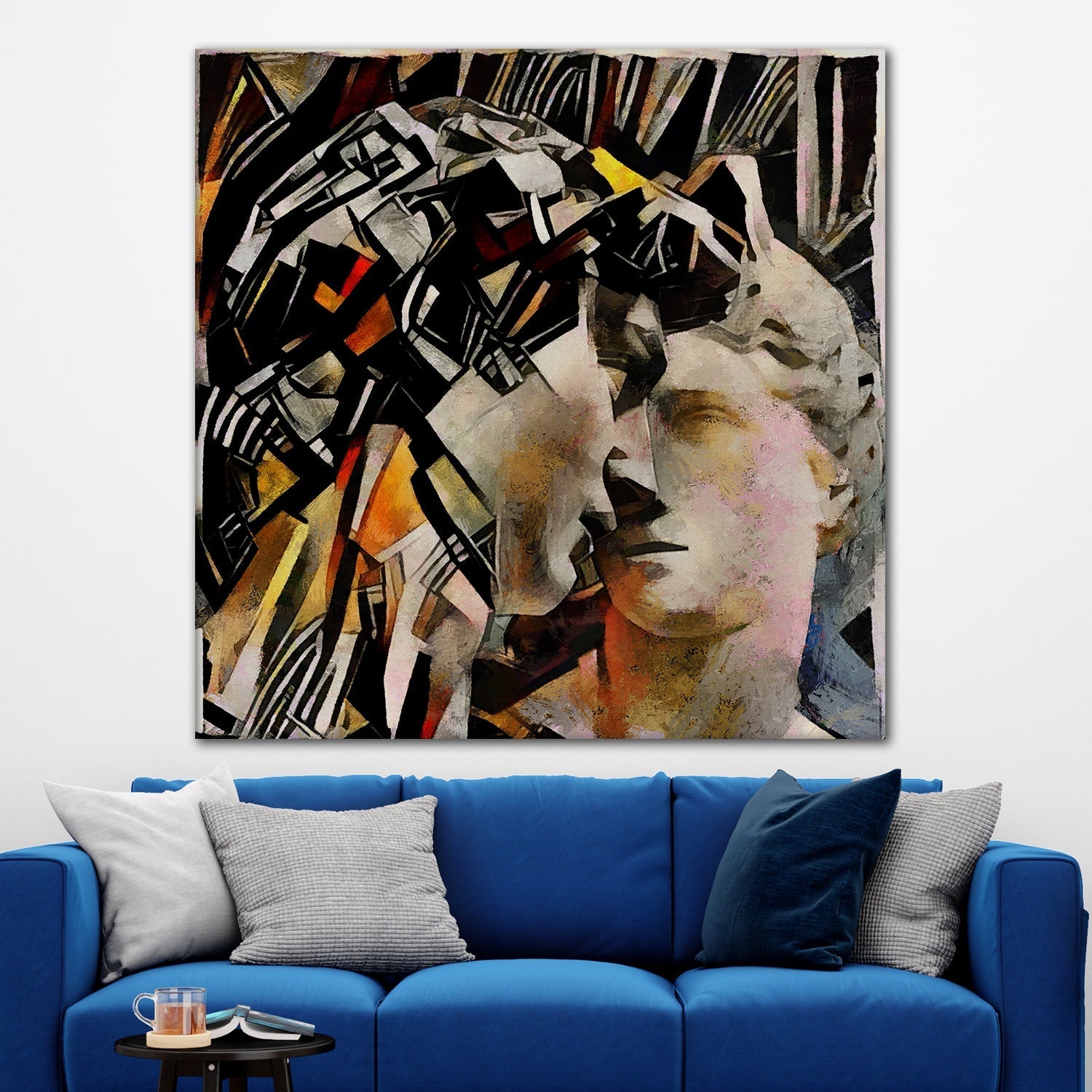 Guardians: Abstract Canvas Wall Art Painting 