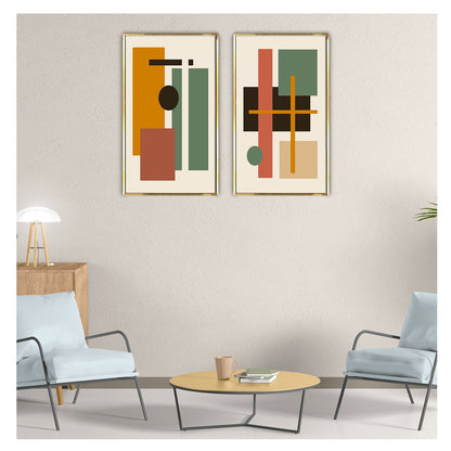 Abstract Geometric Canvas Wall Art Painting