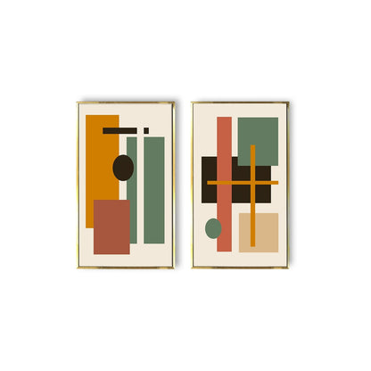 Abstract Geometric Canvas Wall Art Painting