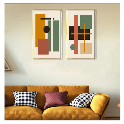 Abstract Geometric Canvas Wall Art Painting