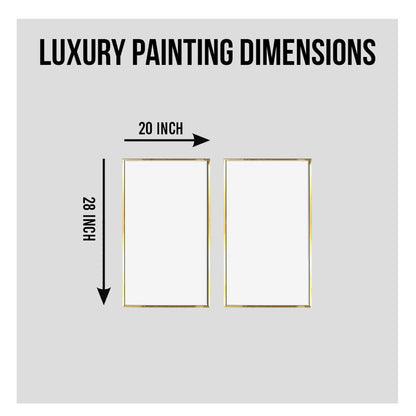 Abstract Geometric mid-century modern wall art For Living Room Wall decoration