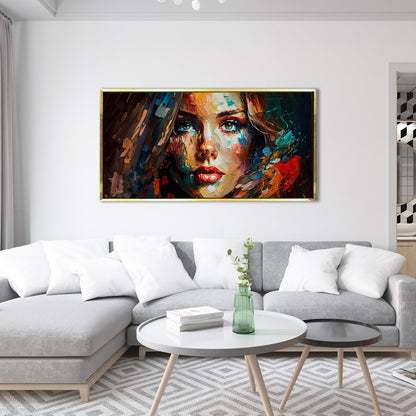 Abstract Modern Art Large Canvas Paintings. Framed Digital Reprints of Famous and Vibrant Artwork (MAWA04)