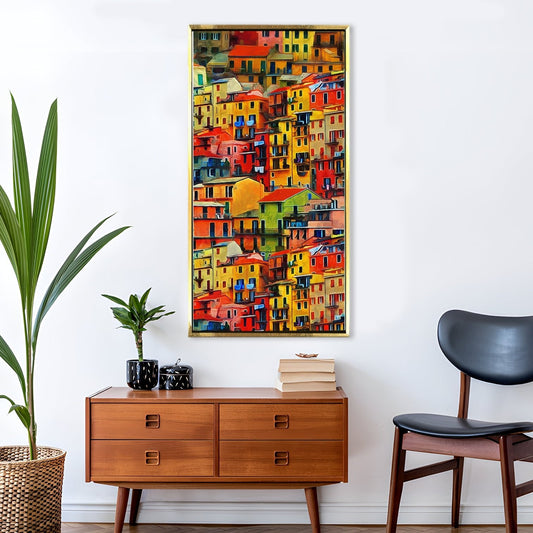 Abstract Modern Art Large Canvas Paintings. Framed Digital Reprints of Famous and Vibrant Artwork (MAWA19)