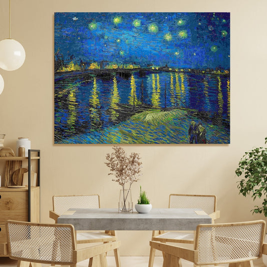 Almond Blossom Floral Giclee Canvas Prints of Van Gogh Paintings Reproduction Flowers Pictures on Canvas Artwork for Bedroom Home Decorations (VAWA02).