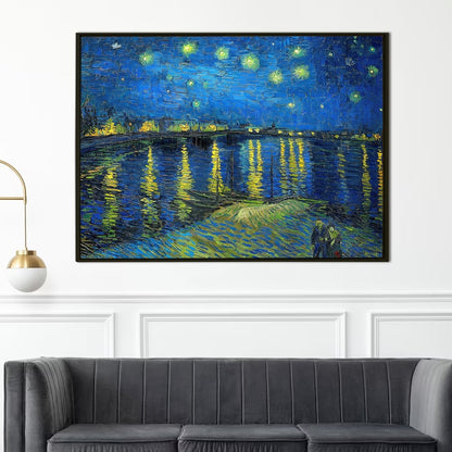 Almond Blossom Floral Giclee Canvas Prints of Van Gogh Paintings Reproduction Flowers Pictures on Canvas Artwork for Bedroom Home Decorations (VAWA02).