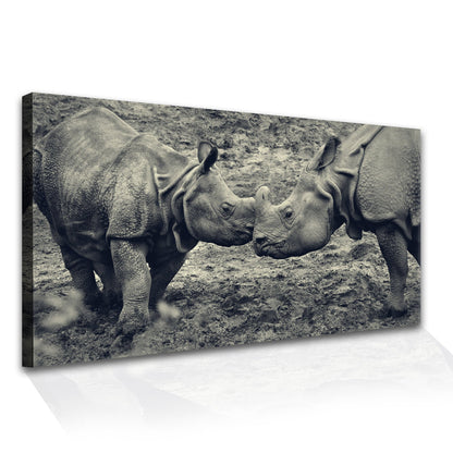 Affectionate Canvas Wall Art Painting