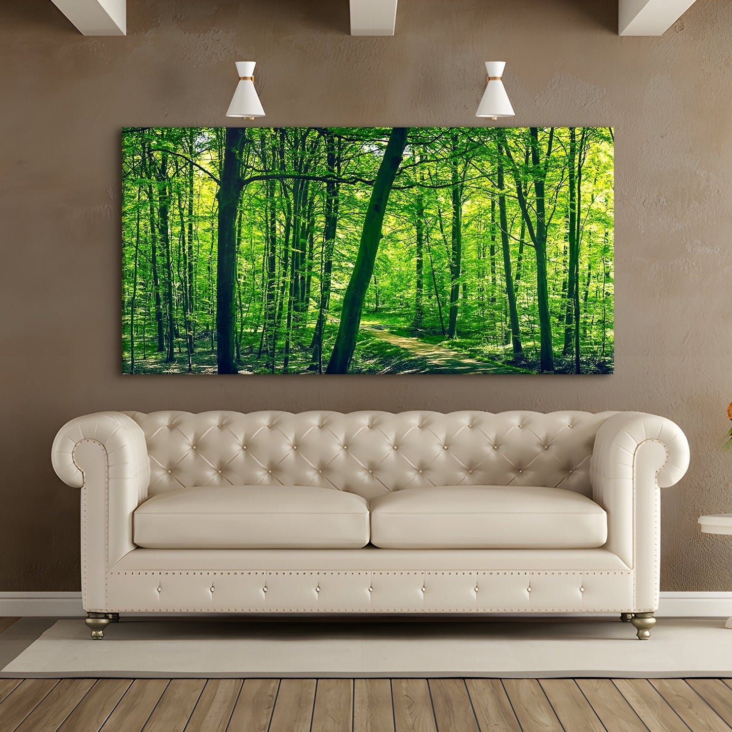 Smell of spring in forest Canvas Wall Art Paintings