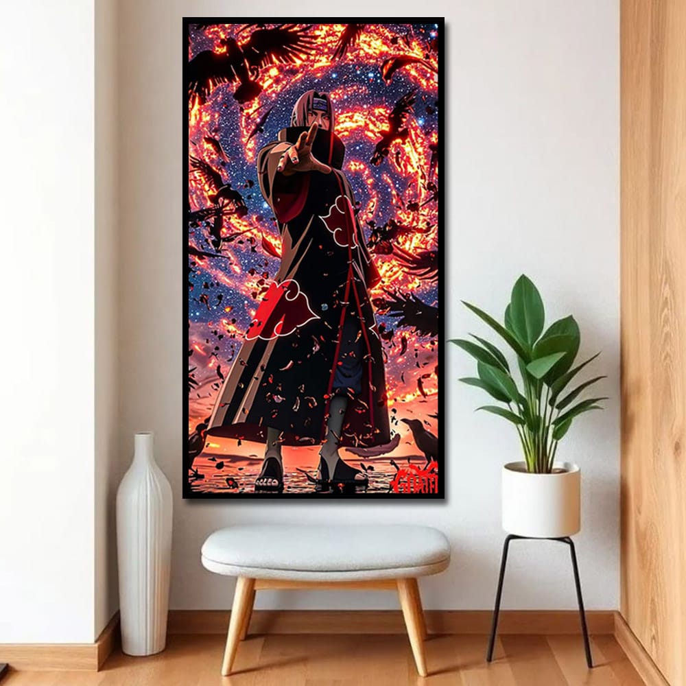 Itachi Uchiha Akatsuki Naruto Anime Canvas Wall Art