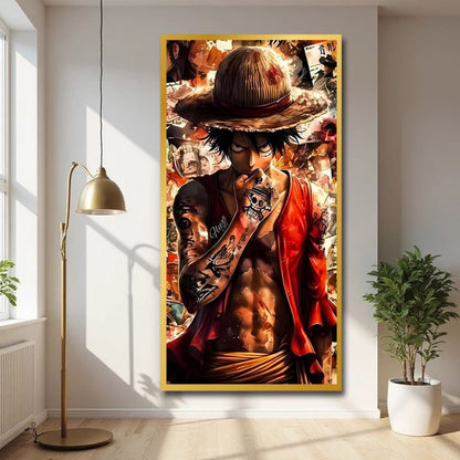 One Piece Luffy Anime Canvas Wall Art 