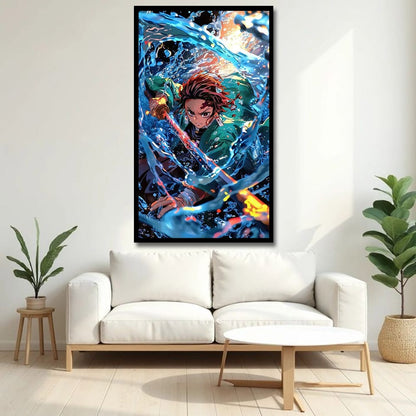 Tanjiro Demon Slayer Anime Canvas Wall Art