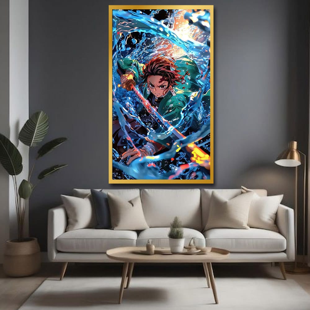 Tanjiro Demon Slayer Anime Canvas Wall Art
