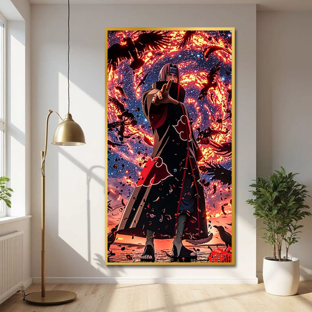 Itachi Uchiha Akatsuki Naruto Anime Canvas Wall Art