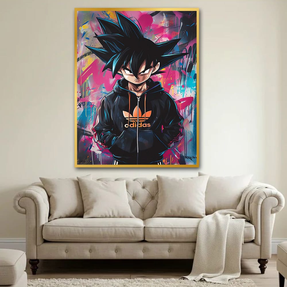 Son Goku Anime Canvas Wall Art 