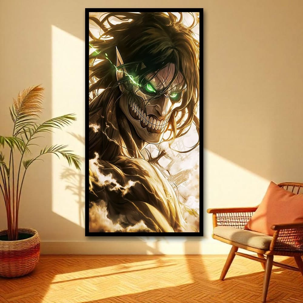 Attack on Titan Anime Canvas Wall Art For Bedroom And Home Decoration 