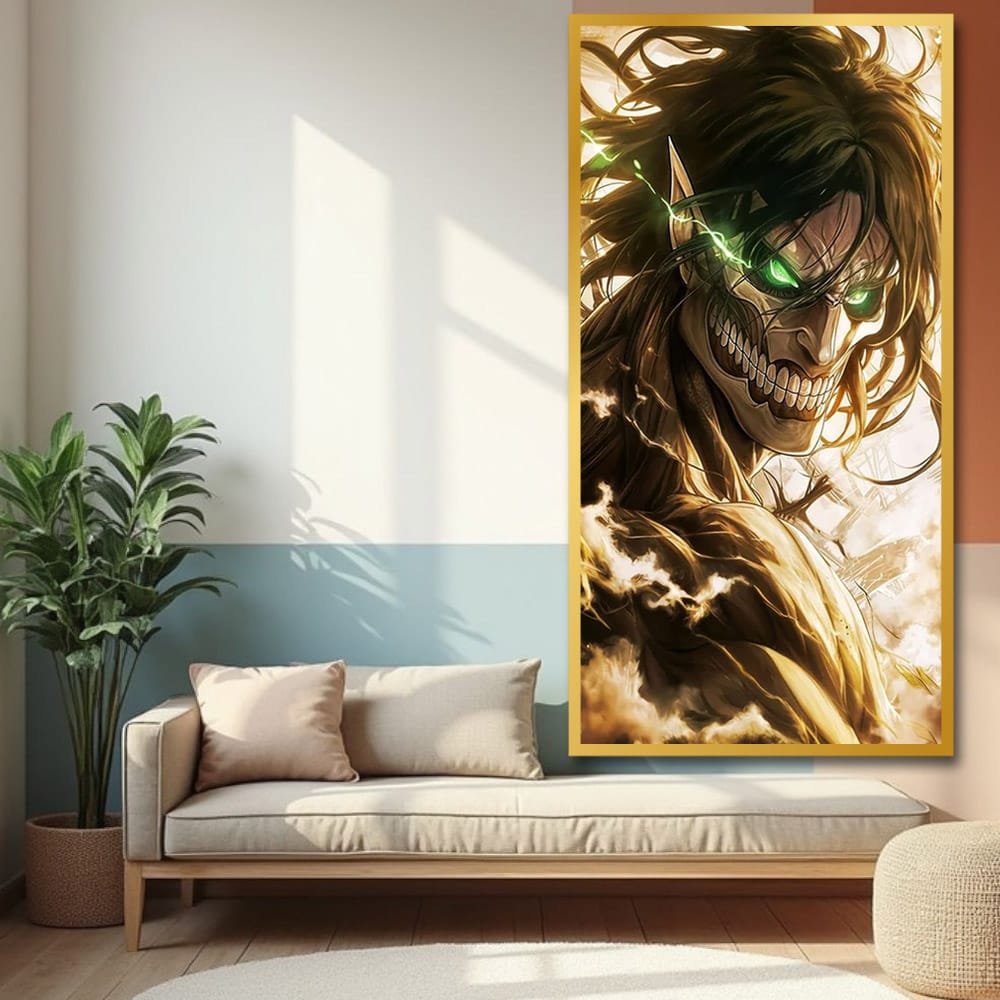 Attack on Titan Anime Canvas Wall Art For Bedroom And Home Decoration 