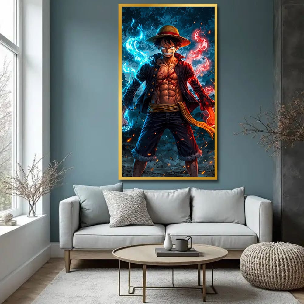 One Piece Luffy Anime Canvas Wall Art 