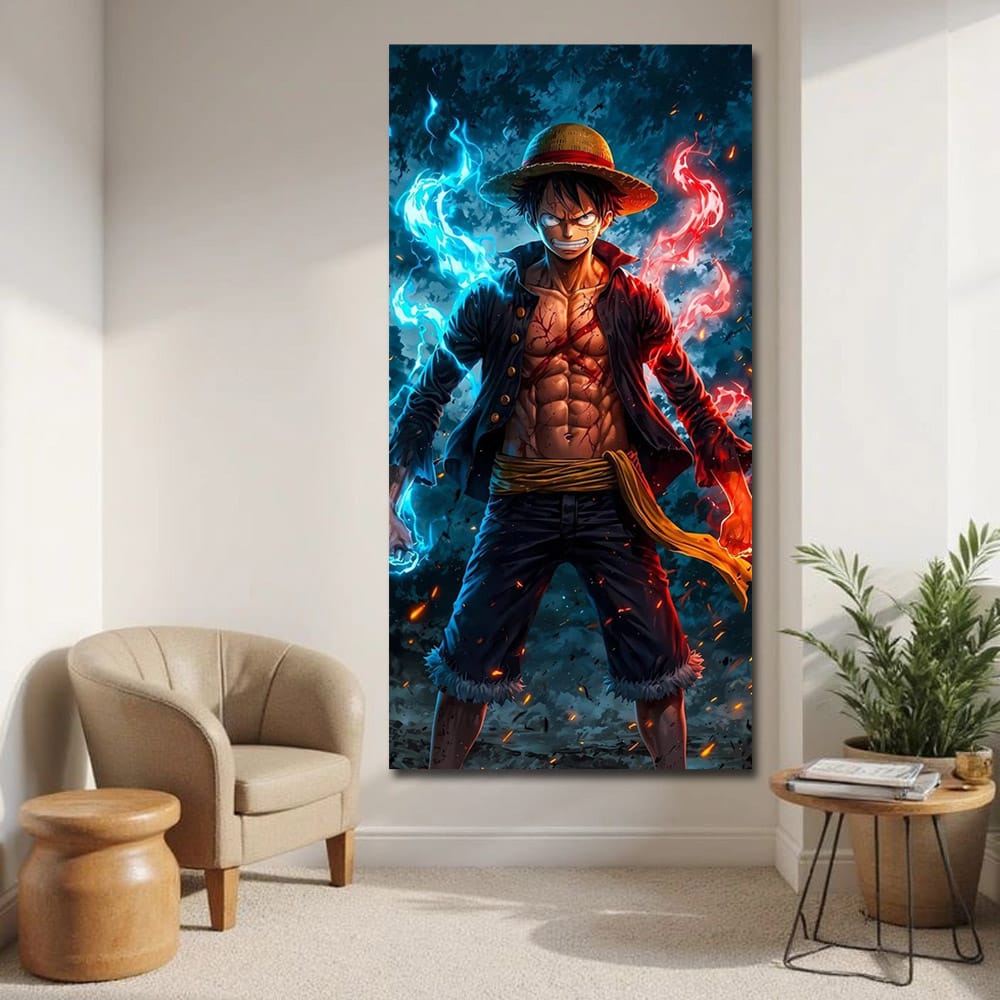 One Piece Luffy Anime Canvas Wall Art 
