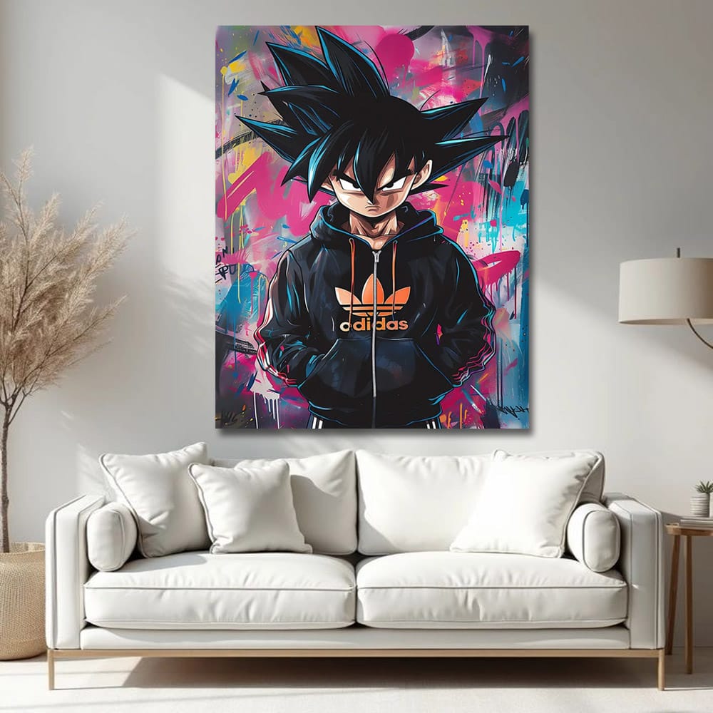 Son Goku Anime Canvas Wall Art 