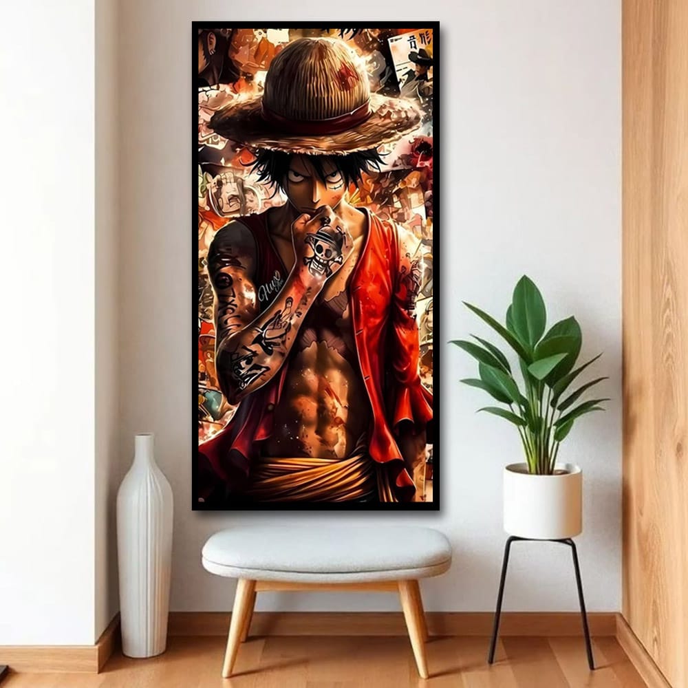 One Piece Luffy Anime Canvas Wall Art 