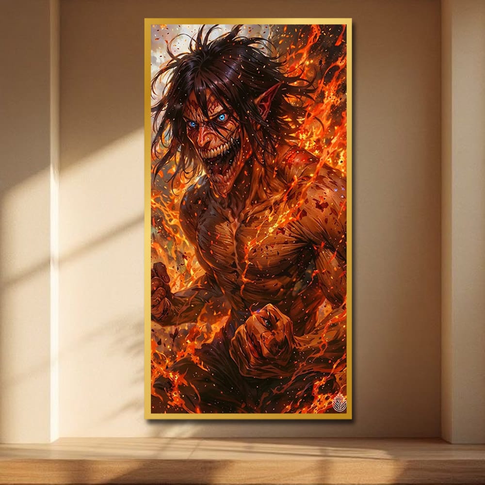 Goku Anime Canvas Wall Painting For Bedroom And Hotel Decoration