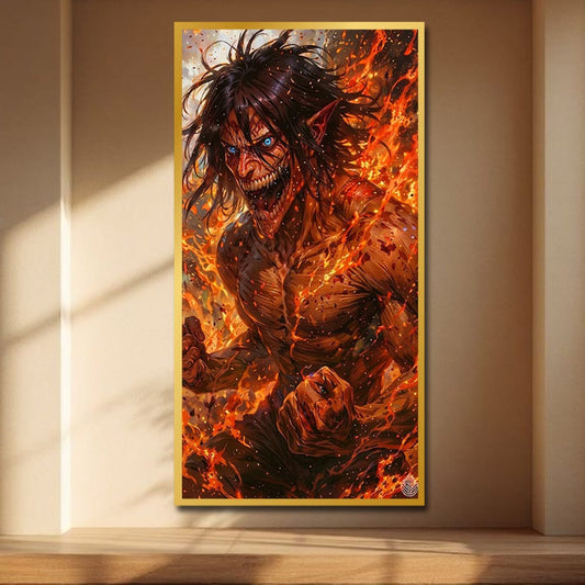 Goku Anime Canvas Wall Painting For Bedroom And Hotel Decoration