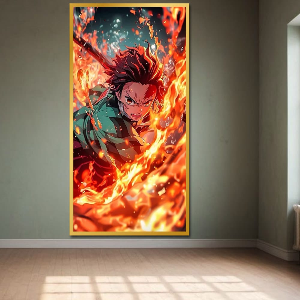 Goku Anime Canvas Wall Painting For Bedroom And Living Room Decoration