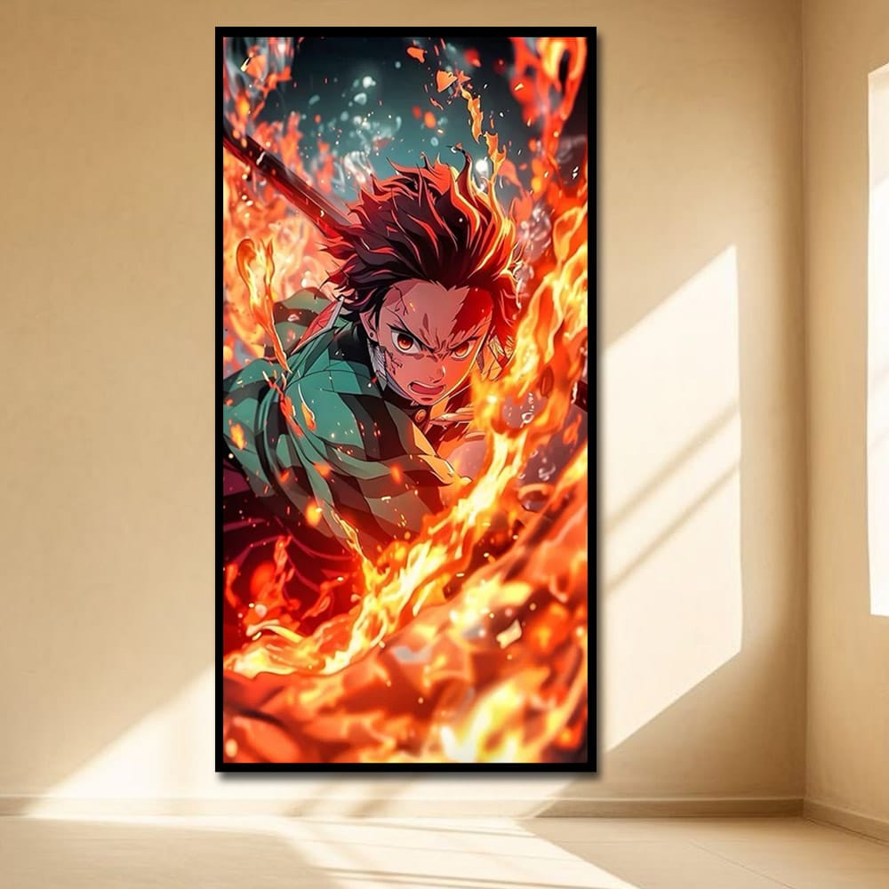 Goku Anime Canvas Wall Painting For Bedroom And Living Room Decoration