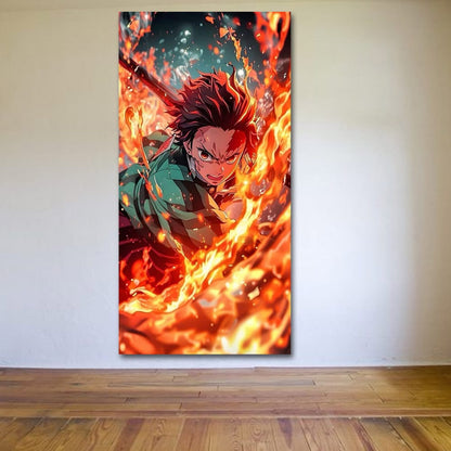 Goku Anime Canvas Wall Painting For Bedroom And Living Room Decoration