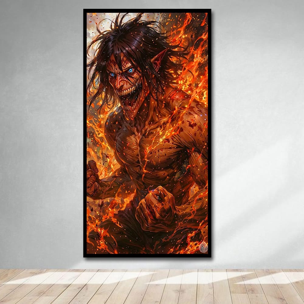 Goku Anime Canvas Wall Painting For Bedroom And Hotel Decoration