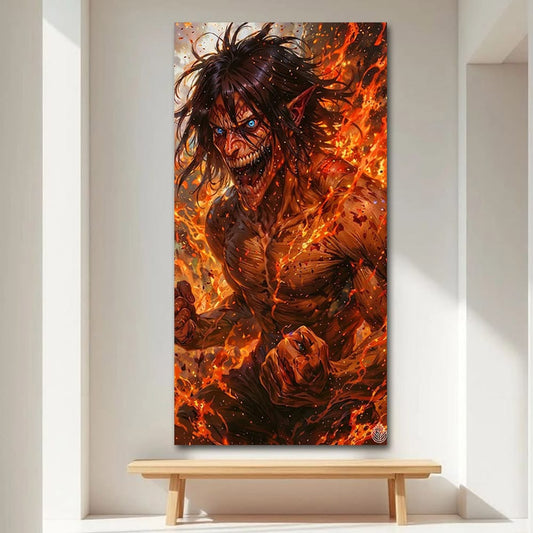 Goku Anime Canvas Wall Painting For Bedroom And Hotel Decoration