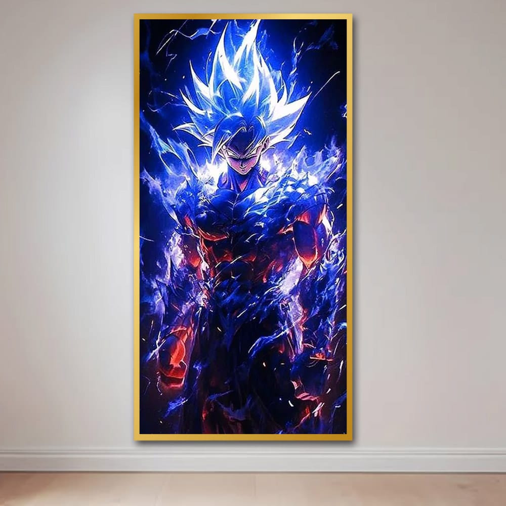Goku Anime Canvas Wall Painting For Bedroom And Living Room Decor