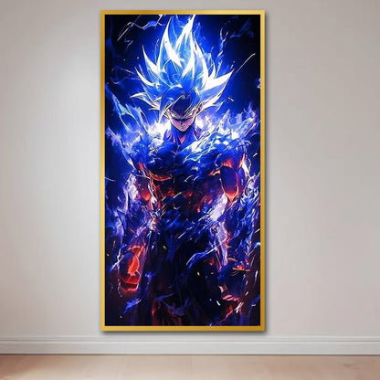 Goku Anime Canvas Wall Painting For Bedroom And Living Room Decor