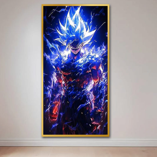 Goku Anime Canvas Wall Painting For Bedroom And Living Room Decor