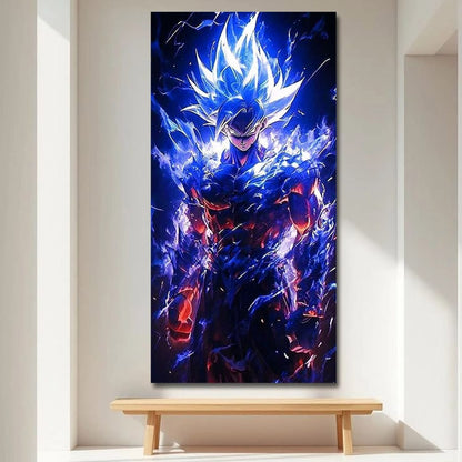 Goku Anime Canvas Wall Painting For Bedroom And Living Room Decor