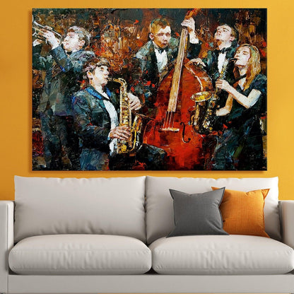 Abstract Oil Pastel Wall Art Painting For Home decor