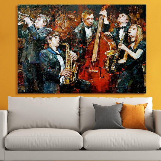 Abstract Oil Pastel Wall Art Painting For Home decor