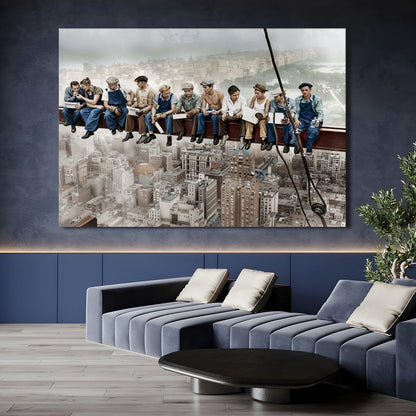 Lunch Atop a Skyscraper Wall Art 