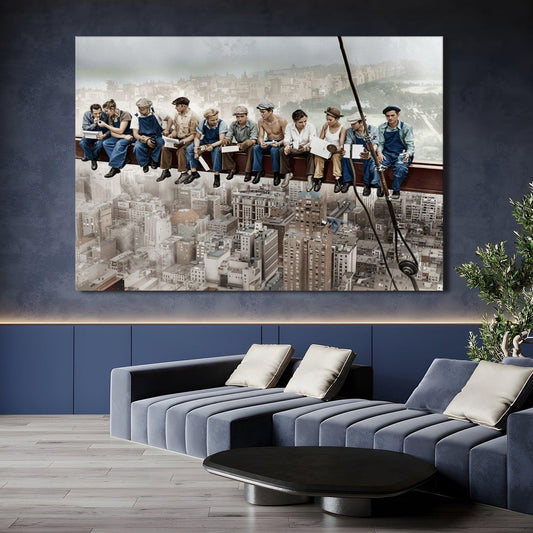 Lunch Atop a Skyscraper Wall Art 