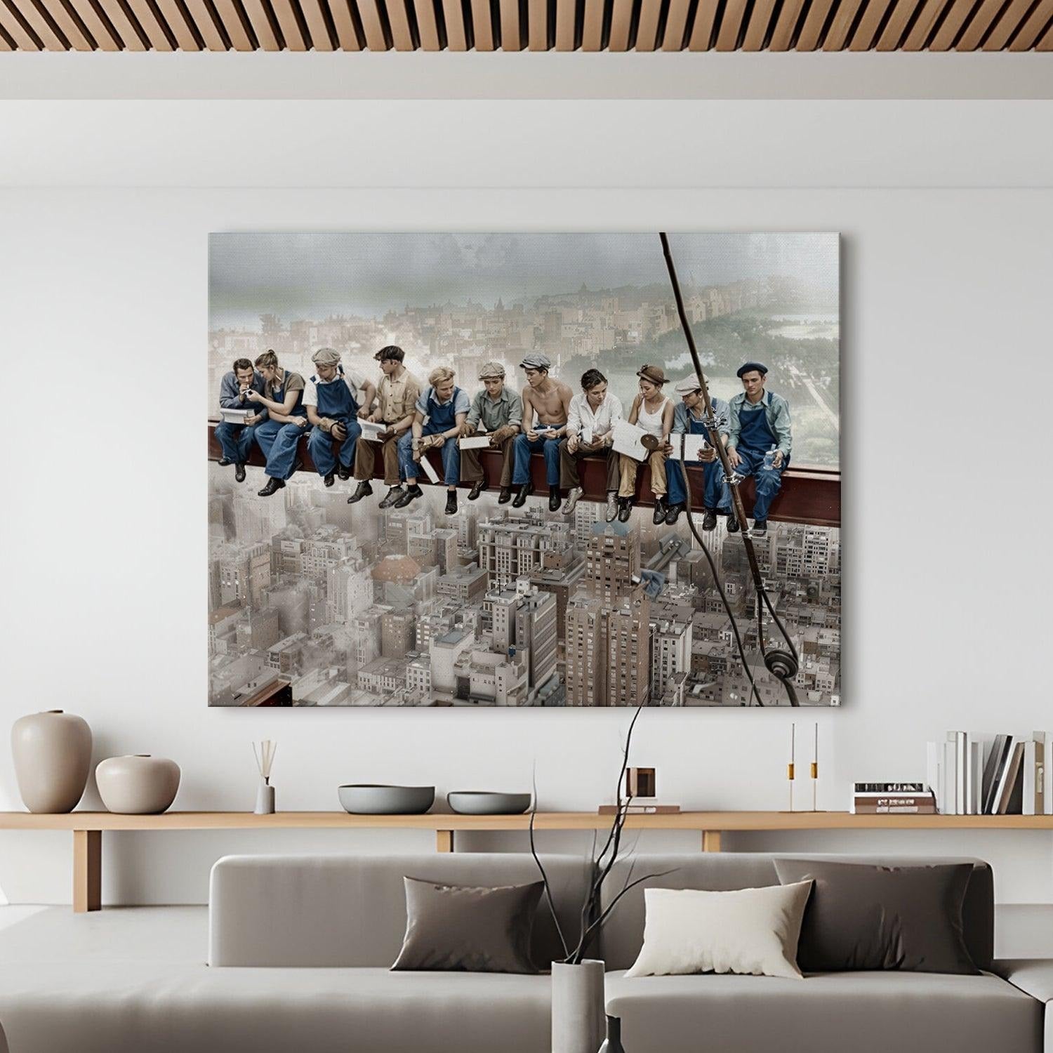 Lunch Atop a Skyscraper Wall Art 