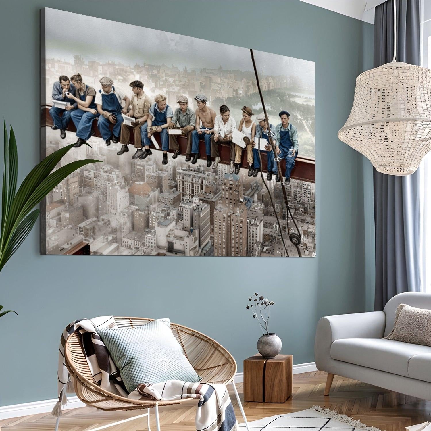 Lunch Atop a Skyscraper Wall Art 